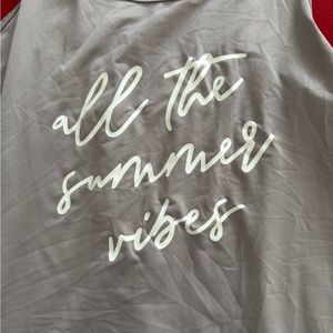 All the summer vibes spandex tank